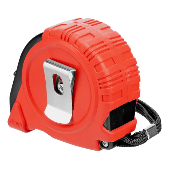 Рулетка Rubber,5 м х 19 мм,обрезиненный корпус Matrix