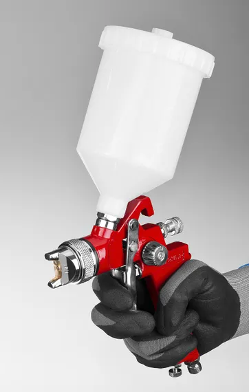 ЗУБР МХ 250, HVLP 1.4 мм, Пневматический краскопульт с верхним бачком (06563-1.4)