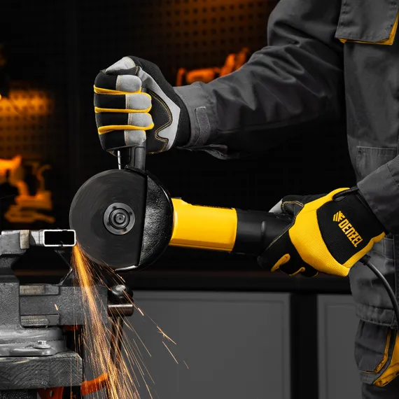 Углошлифовальная машина AGB125-1700, 1700 Вт, 125 мм, 3000-11000 об/мин Denzel