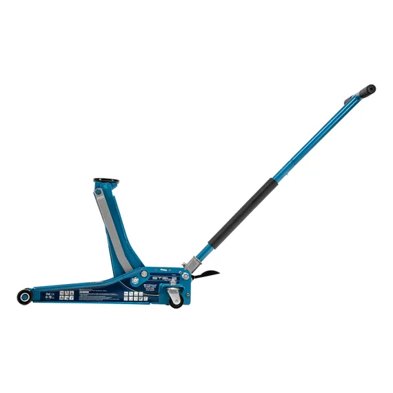 Домкрат гидравлический подкатной, быстр.подъем, 3т QUICK LIFT, 75-505 мм, проф, с педалью Stels