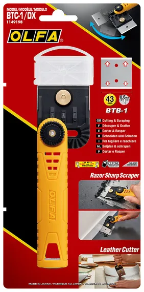 OLFA Hobby Craft Models, для реза кожи, нож-скребок (OL-BTC-1/DX)