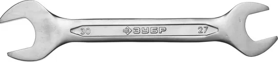 Рожковый гаечный ключ 27 x 30 мм, ЗУБР