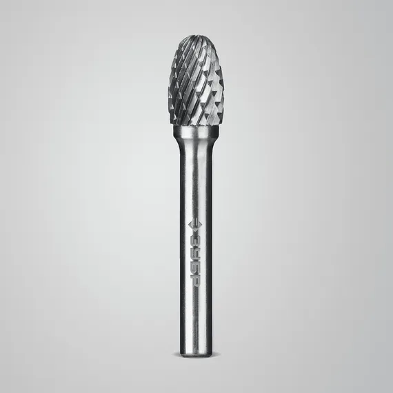 ЗУБР 10х16 мм, тип E (овал, радиус 4.0 мм), хв-к 6 мм, твердосплавная борфреза, ПРОФЕССИОНАЛ (28804-10-16)