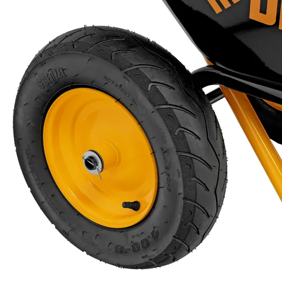 Тачка строительная, усиленная, объем 120 л, 350 кг, двухколесная, колесо 16х4.00-8 Denzel