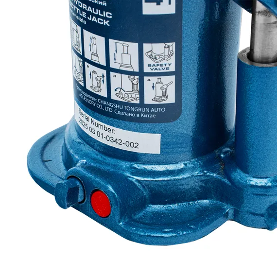 Домкрат гидравлический бутылочный телескопический, 4 т, подъем 170-420 мм Stels