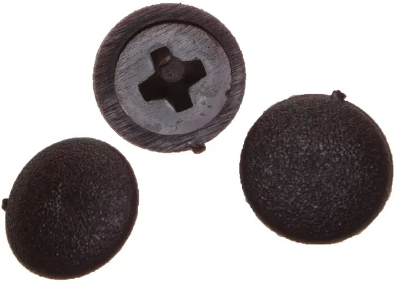 ЗУБР шлиц №2, цвет кр-дерево, 40 шт, декоративная заглушка под шуруп (4-308156-5)