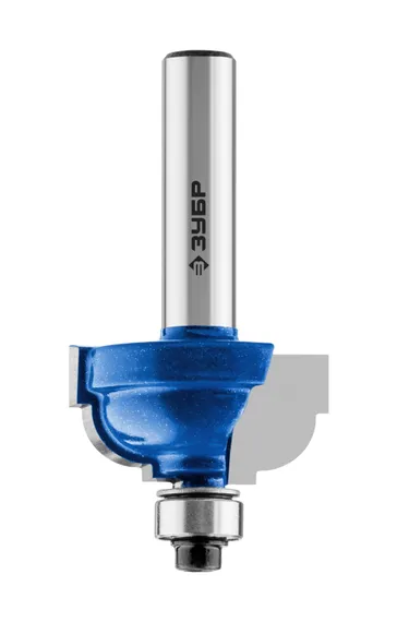 ЗУБР 28.6 x 16 мм, радиус 6.3 мм, фреза кромочная калевочная №7, Профессионал (28709-28.6)