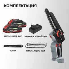 Аккумуляторная цепная пила PROFIPOWER MKGSH-18V E0216