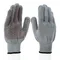 Перчатки трикотажные, акрил, ПВХ гель, "Протектор", серая туча, оверлок Сибртех