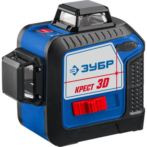 Лазерный уровень, нивелир, строительный, 3D, 3х360, 20м/70м, штатив