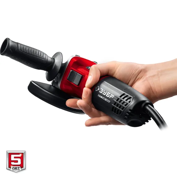 УШМ, (болгарка) электрическая,ЗУБР 1000 Вт, d125 мм,  (УШМ-125-1005)