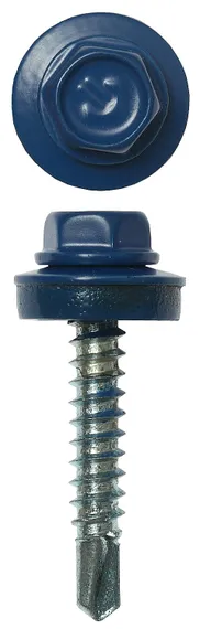 ЗУБР СКД 5005, 29 х 4.8 мм, синий насыщ., 400 шт (2,15 кг.), кровельный саморез, Профессионал (4-300315-48-029-5005)