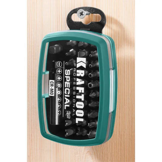 KRAFTOOL Special-32, с адаптером 32 шт, набор специальных бит (2610-H32)