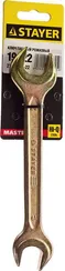 STAYER 19 x 22 мм, рожковый гаечный ключ (27038-19-22)