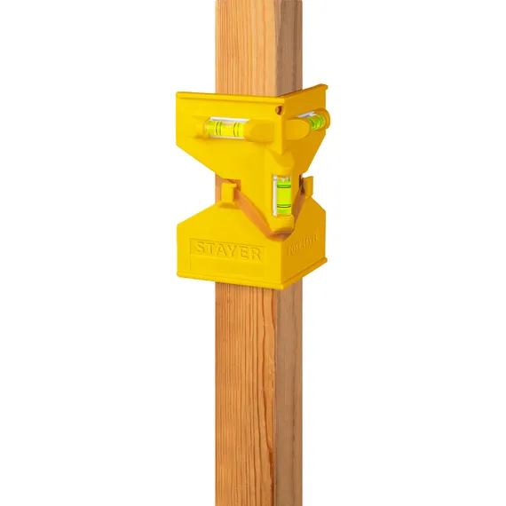 STAYER POST LEVEL, магнитный уровень-угольник (3456)
