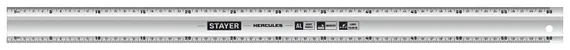 STAYER 0.6 м, алюминиевая линейка, Professional (34383-60)