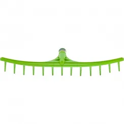 Грабли пластиковые, 655 мм, 13 круглых зубьев, сенные, без черенка, Сибртех
