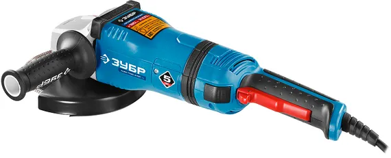 УШМ, (болгарка) электрическая, ЗУБР 2100 Вт, d180 мм, АВТ, Профессионал (УШМ-П180-2100 ПВ)