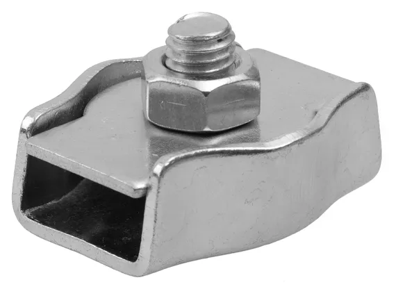 ЗУБР 8 мм, 2 шт, одинарный зажим троса (4-304436-08)