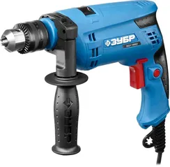 Дрель ударная, ЗУБР Профессионал ЗДУ-680 ЭРКМ2, патрон 13мм, реверс, сталь-10мм/бетон-13мм/дерево-20мм, 0-3000 об/мин, 0-48000 уд/мин, 680 Вт, кейс