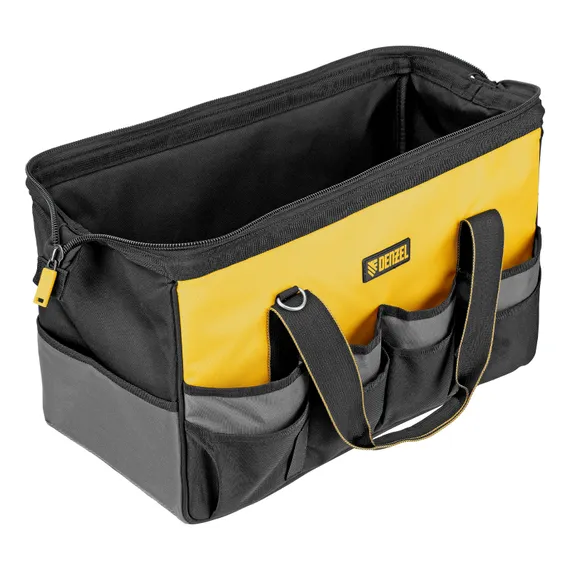 Сумка для инструмента, 500х245х300 мм, 20 карман.,съемный органайз. 10 карман.,наплеч. рем. Denzel