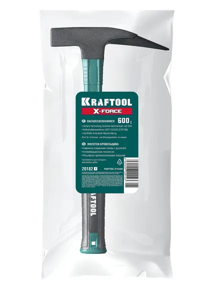 KRAFTOOL X-FORCE 600 г, молоток кровельщика (20182)