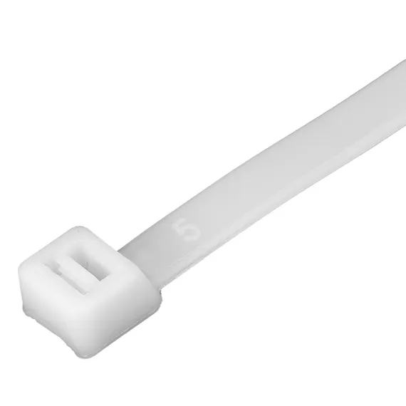 Хомуты, 500 х 8 мм, пластиковые, белые, 50 шт Сибртех