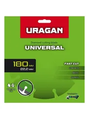 URAGAN UNIVERSAL 180 мм, диск алмазный отрезной сегментный (36705-180)