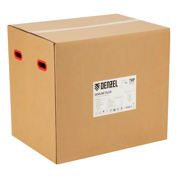 Мотоблок DPT-170, 7 л.с., ремен.сцеп, шир 85 см, глуб 35 см,фрез 3х3,ШОМ,скор 2В/1Н,кол 8" Denzel