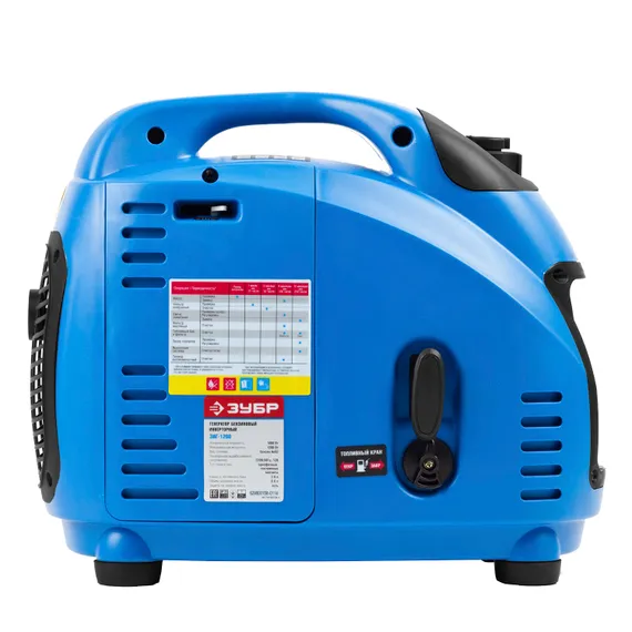 ЗУБР 1200 Вт, инверторный генератор, Профессионал (ЗИГ-1200)