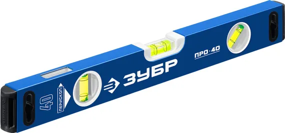 ЗУБР ПРО, 400 мм, уровень с усиленным профилем, Профессионал (34590-040)