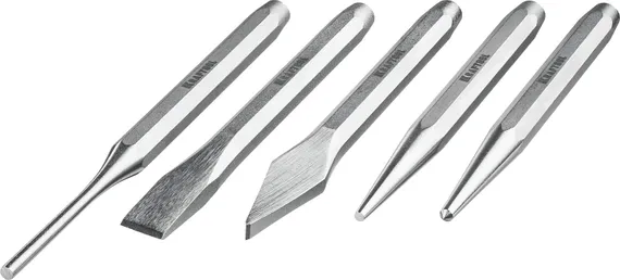 KRAFTOOL Grand-5, 5 предметов, набор зубил и кернеров (21075-H5)