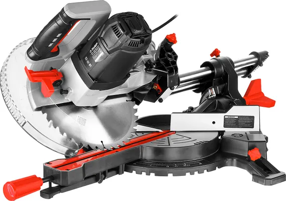 Пила торцовочная с протяжкой d 255 х 30 мм 1800 Вт ЗУБР (ЗПТ-255-1800 ПЛ)