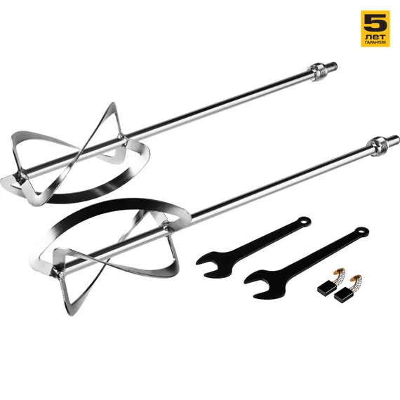 ЗУБР М27, 1400 Вт, строительный двойной миксер (МРД-1400)