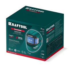 KRAFTOOL PANZER хамелеон, с панорамным трёхсторонним светофильтром, затемнение 3/4-8/9-14, маска сварщика (11061)