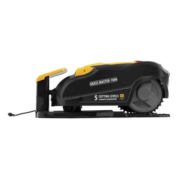 Робот-газонокосилка Grass Master 1000  1000м², 3Ач, 28V, LCD дисплей, Wi-Fi Denzel