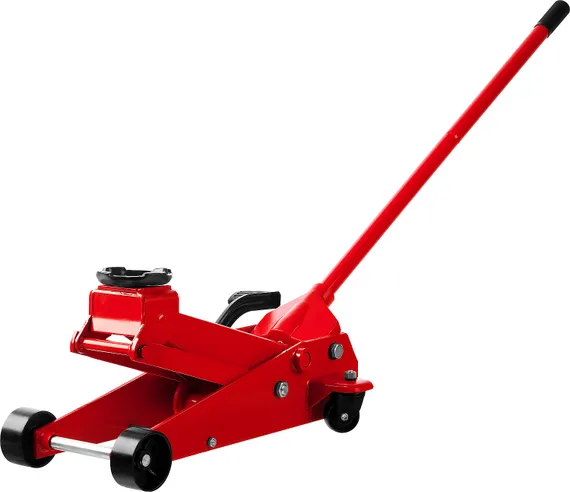 STAYER F-35 RED FORCE, 3.5 т, 145 - 500 мм, подкатной домкрат с быстрым и высоким подъемом для СТО, Professional (43155-3.5)