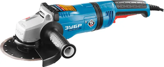 УШМ, (болгарка) электрическая, ЗУБР 2100 Вт, d180 мм, АВТ, Профессионал (УШМ-П180-2100 ПВ)