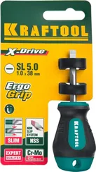 KRAFTOOL Х-Drive, SL5 x 38, отвертка (250071-5.5-038)
