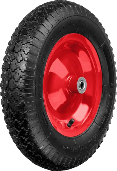 ЗУБР КП-1, 4″ х 380 мм, для тачки (арт. 39960), стальной диск, подшипник - 16 мм, пневматическое колесо (39955-1)