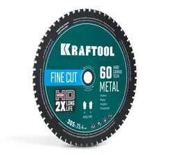 KRAFTOOL Metal Cut 305 х 25.4 мм, 60Т, диск пильный по металлу и стали (36954-305-25.4-60)