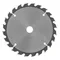 Пильный диск по дереву ф165 х 20 мм, 24 зубьев, тонкий Denzel