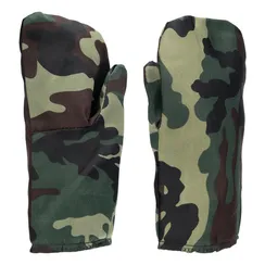 Рукавицы зимние, защита от пониж температур и мех воздействий, утеплитель ватин, камуфляж Сибртех