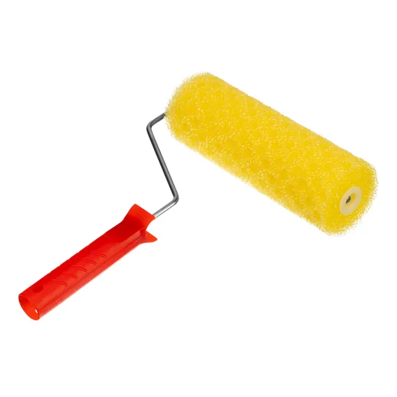 Валик "Структурный" поролоновый с ручкой, "горошек", 230 мм, D 80 мм, D ручки 6 мм MTX