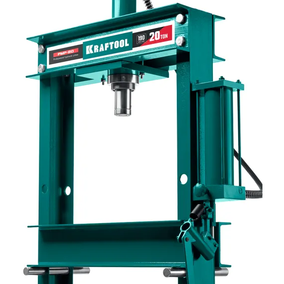 KRAFTOOL PMP-20, 20 т, гидравлический пресс с гидронасосом и манометром (43472-20)