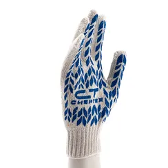 Перчатки х/б, ПВХ покрытие, "Протектор" 7 класс Сибртех