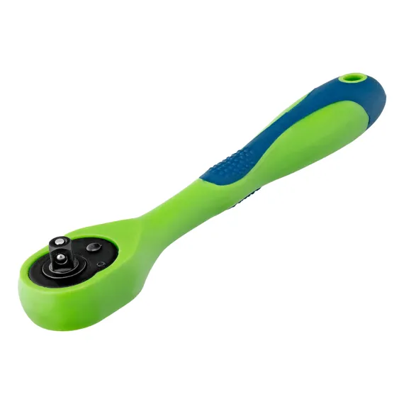 Ключ-трещотка 1/4", CrV, 72 зуба, с быстрым сбросом Сибртех