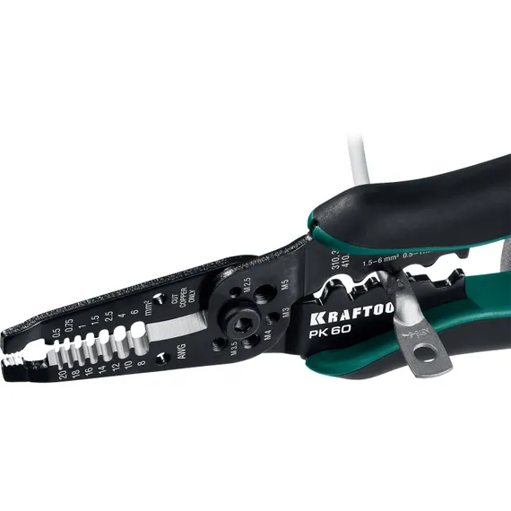 KRAFTOOL PK-60, 0.5 - 6 мм2, многофункциональный стриппер (22658)
