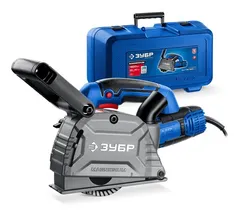 ЗУБР d 125 мм, 1600 Вт, 30 мм, штроборез (бороздодел), кейс, Профессионал (ЗШ-П30-1600 ПСТК)
