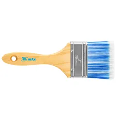 Кисть плоская "Евро" 3", искусственная щетина, деревянная ручка MTX